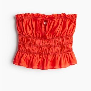 H&M smocked bandeau top